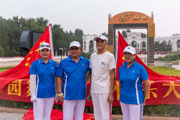 世界大健康运动联盟北京朝阳公园活动中心“快乐大本营”晨练活动常态化开展